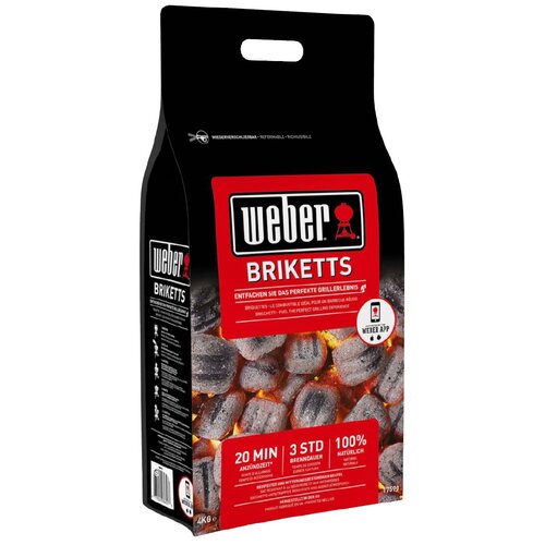 Угольные брикеты Weber, 4 кг
