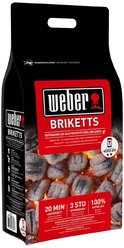 Уголь брикетированный Weber, 4кг