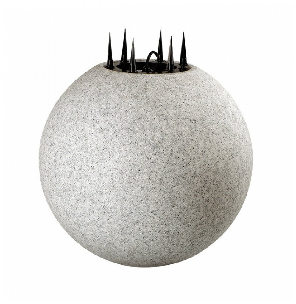 Kanlux Садовый светильник Stono 50, E27, 25 Вт, цвет арматуры: черный, цвет плафона серый - фотография № 2