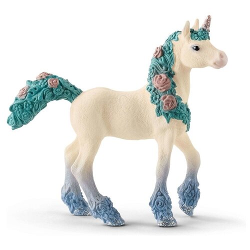 Фигурка Schleich Цветочный единорог, жеребенок 70591, 9.1 см фигурка schleich цветочный единорог жеребенок 70591 9 1 см