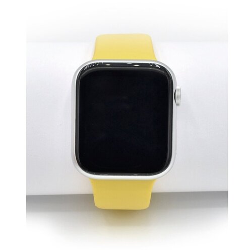 фото Ремешок (силиконовый) innovation для часов apple watch 38/40 желтый