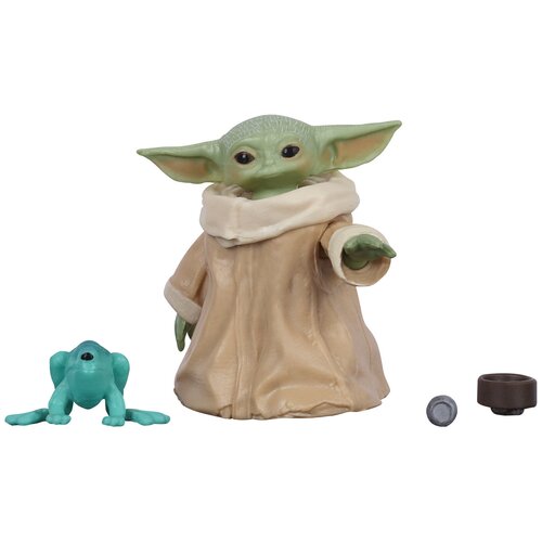 Фигурка Hasbro Star Wars The Black Series: The The Mandalorian - Baby Yoda F1203, 15 см фигурка pop звездные войны малыш йода с печеньем star wars 465 головотряс 10 см