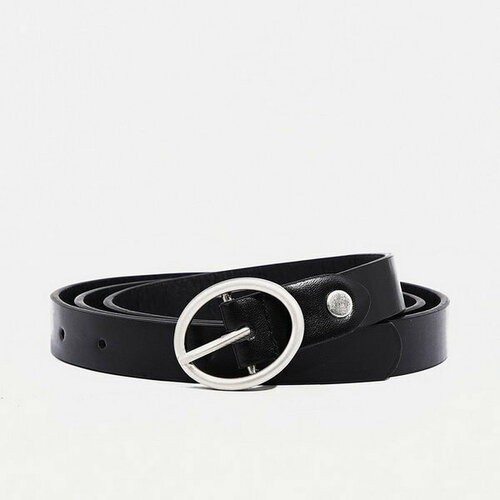 фото Ремень сима-ленд, размер 110, черный сима-лэнд