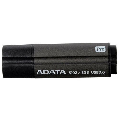 Флешка ADATA S102 Pro 64 GB, 1 шт., титаново-серый