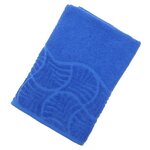 Полотенце махровое Волна 70х130 см, цв 1148 синий, хл.100% 300 гр/м 1130455 - изображение