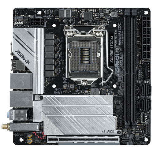 фото Материнская плата asrock z590m-itx/ax