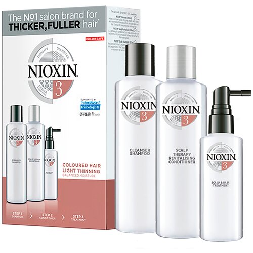 фото Nioxin набор 3-х ступенчатый / nioxin system 3 350 мл