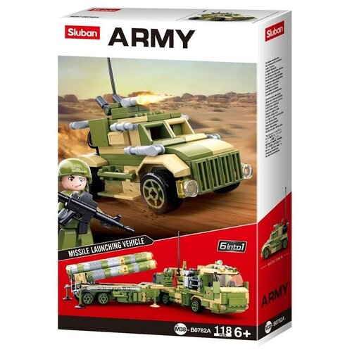 Конструктор SLUBAN Army M38-B0782A Тайфун, 118 дет.