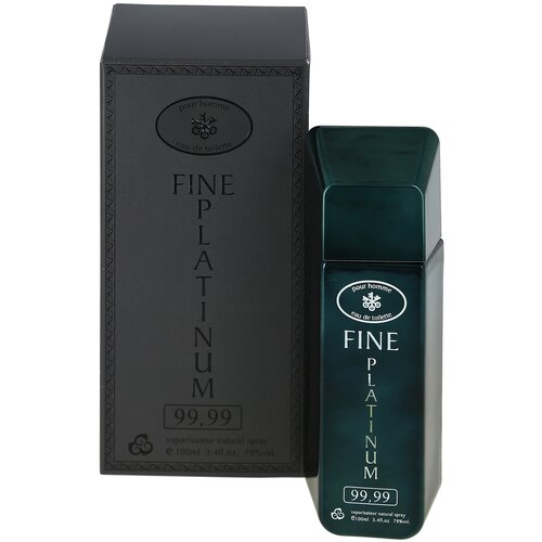 КПК-Парфюм туалетная вода Fine Platinum, 100 мл, 100 г kpk parfum franch line туалетная вода 100 мл для мужчин