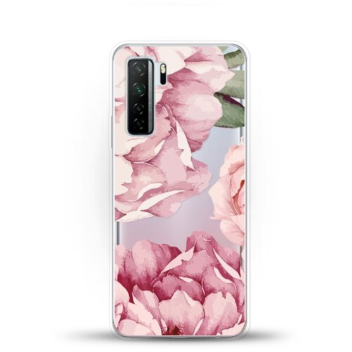 фото Силиконовый чехол пионы на honor 30s andy & paul