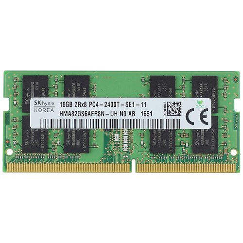 Оперативная память Hynix 16 ГБ DDR4 2400 МГц SODIMM CL17 HMA82GS6AFR8N-UH