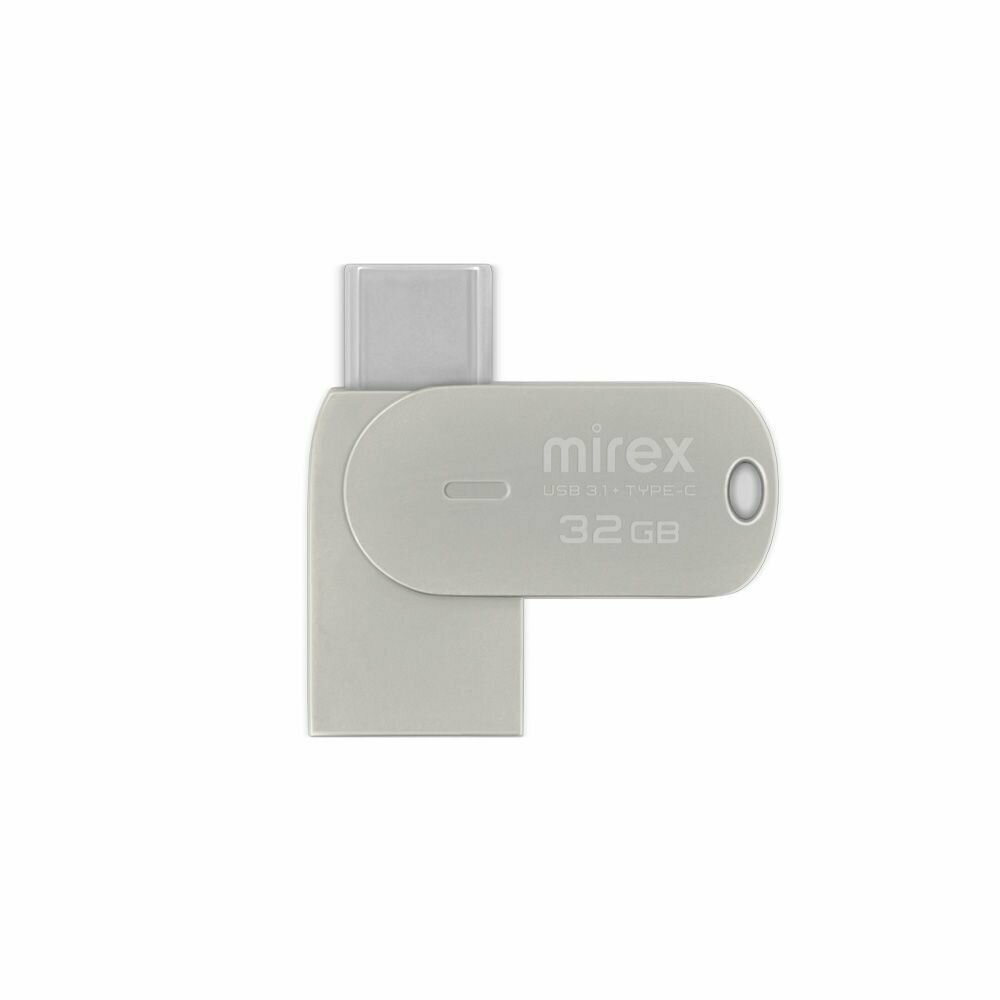 Накопитель USB 3.1 32GB Mirex OTG, Type-C, металл - фото №9