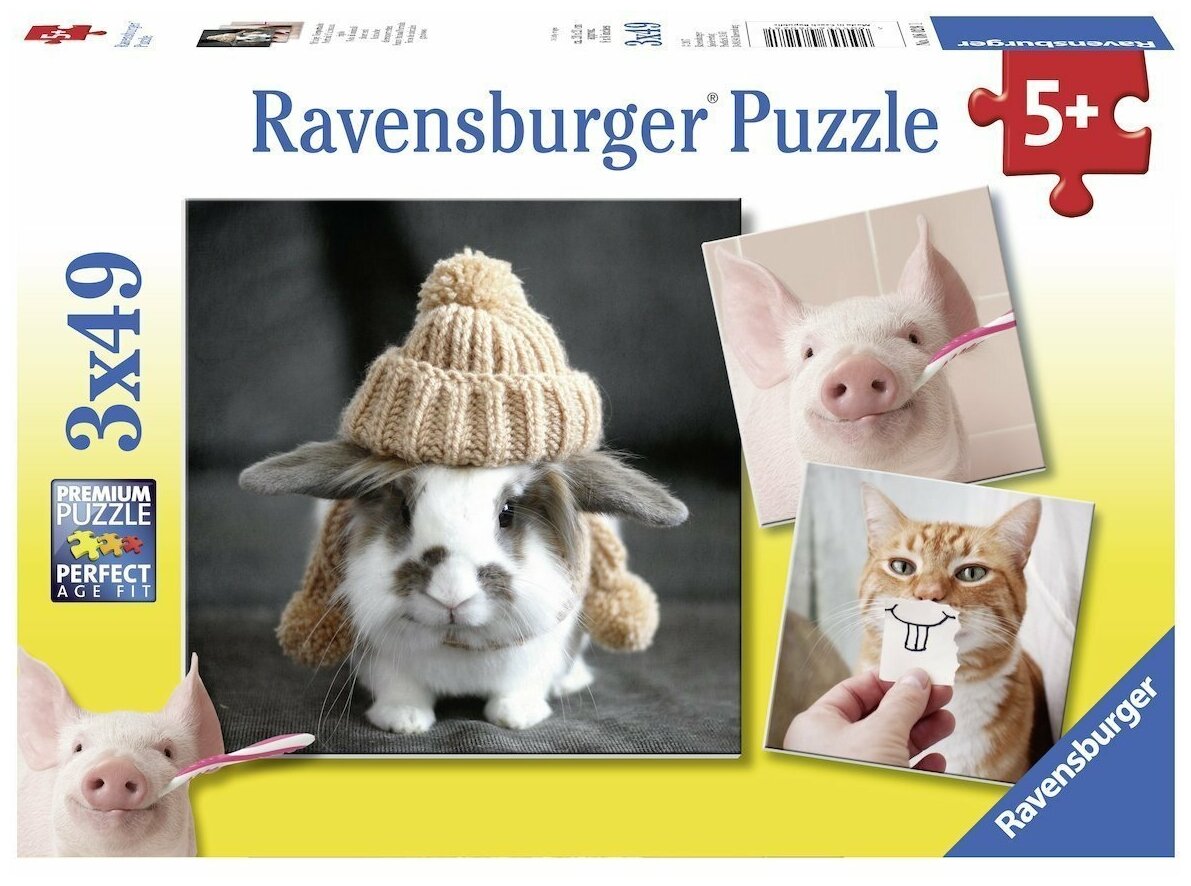Пазл Ravensburger Счастливые животные - фото №1
