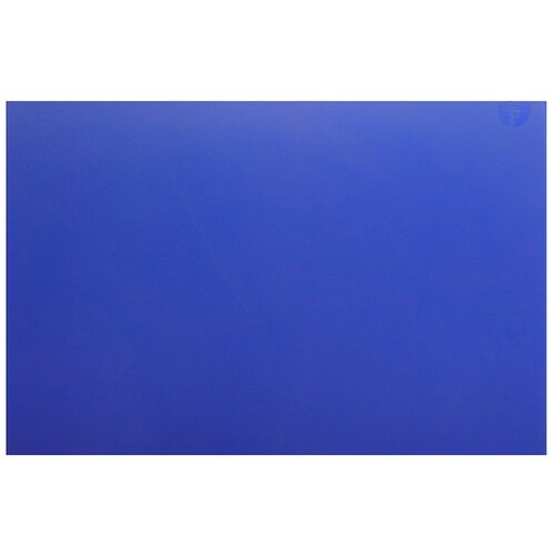 фото Доска разделочная 500х350х18 синяя полипропилен китай