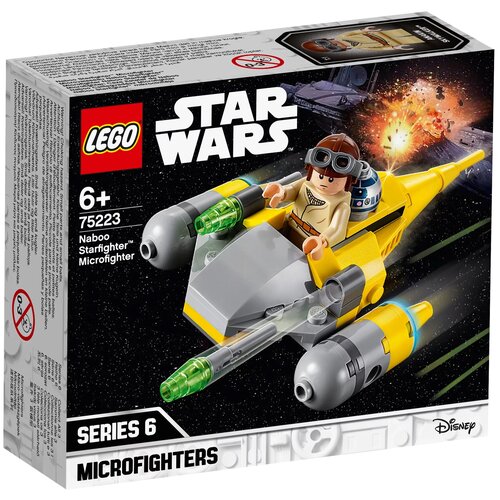 Конструктор LEGO Star Wars 75223 Микрофайтеры: Истребитель с планеты Наб, 62 дет.