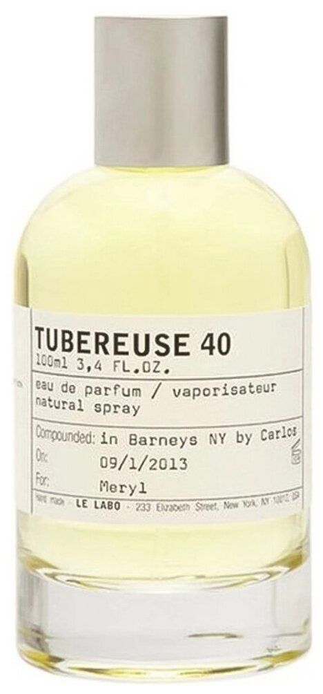 Парфюмерная вода Le Labo Tubereuse 40 New York 100 мл.