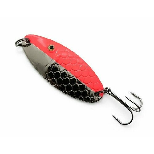 фото Блесна колеблющаяся akara expert черноспинка длина:65мм вес:15гр цвет15/sil