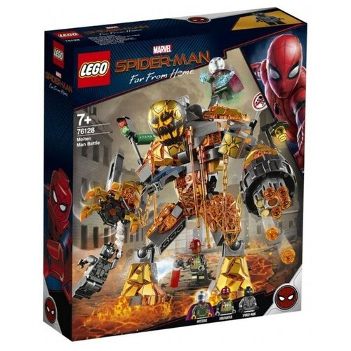 LEGO Marvel Super Heroes 76128 Spiderman Бой с Расплавленным Человеком, 294 дет.