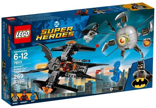 Конструктор LEGO DC Super Heroes 76111 Бэтмен: ликвидация Глаза брата, 269 дет.