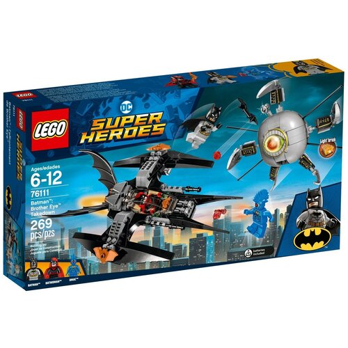 Конструктор LEGO DC Super Heroes 76111 Бэтмен: ликвидация Глаза брата, 269 дет. конструктор lego dc super heroes 853744 бэтмен кошмары тёмного рыцаря 46 дет