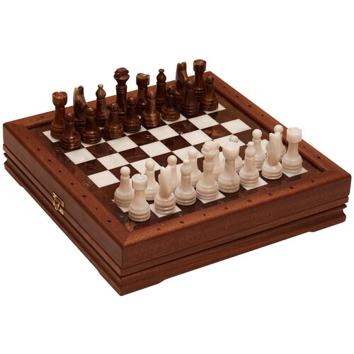 фото Rovertime шахматы каменные малые