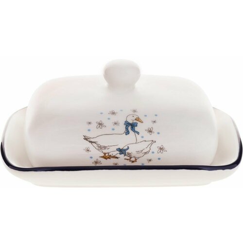 Масленка HOMECLUB GOOSE керамика, Арт. FJ0007