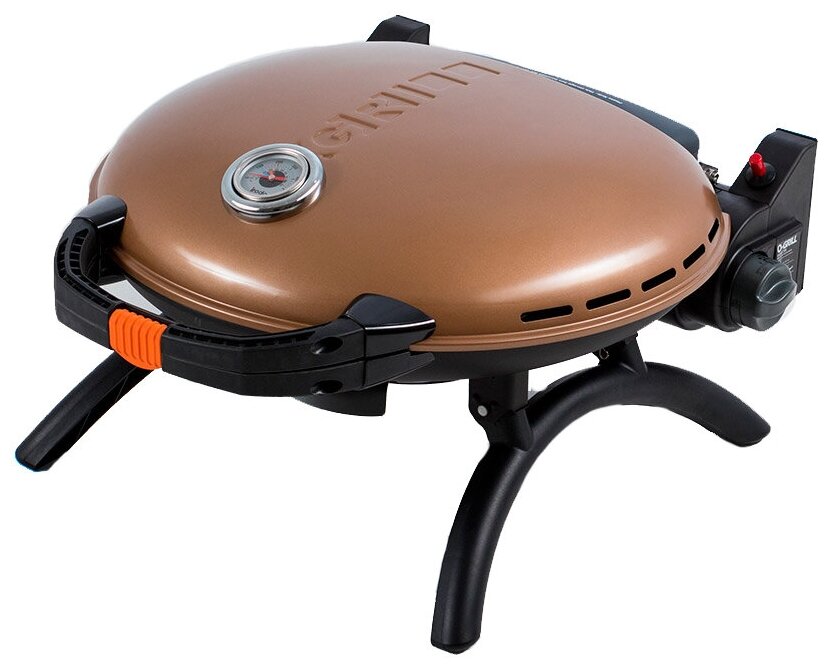 Газовый гриль O-GRILL 700T bicolor black-gold + адаптер А.