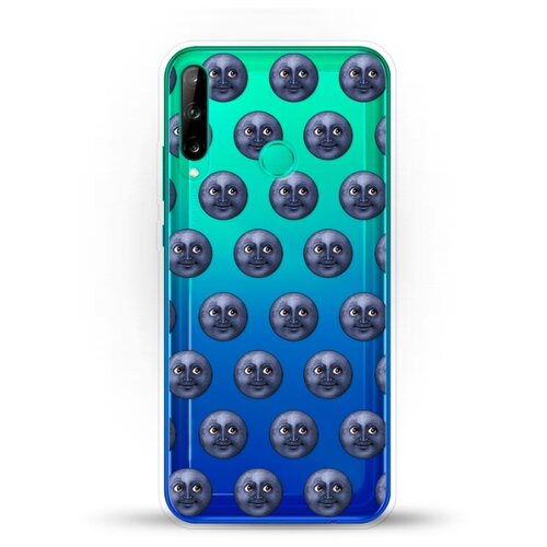 фото Силиконовый чехол луна на honor 9c andy & paul