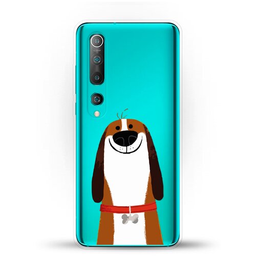 фото Силиконовый чехол хороший бигль на xiaomi mi 10 andy & paul