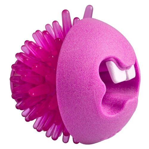 Мячик для собак Rogz Fred, розовый, 2шт. rogz rogz игрушка попапс резина в форме бублика тип ванька встанька 120 мм pu02l лайм