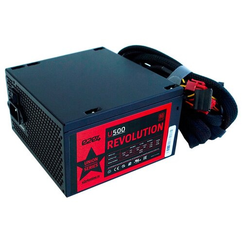 Блок питания 500Вт ATX e2e4 U500 REVOLITION 120 мм 80 Plus 488000₽