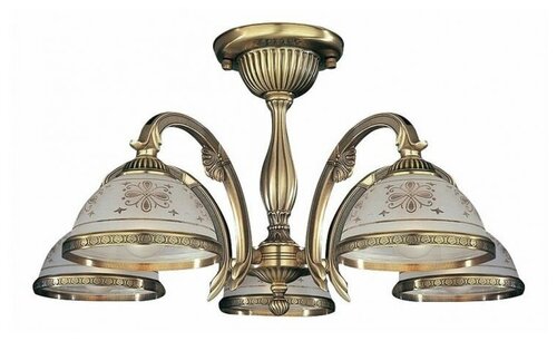 Люстра Reccagni Angelo PL 6022/5, E27, 300 Вт, кол-во ламп: 5 шт., цвет: бронзовый