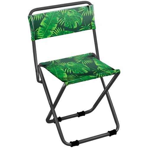 Стул Nika ПС1 Тропические листья стул складной походный со спинкой nika размер 38 5 x 37 x 65 см нагрузка до 90 кг