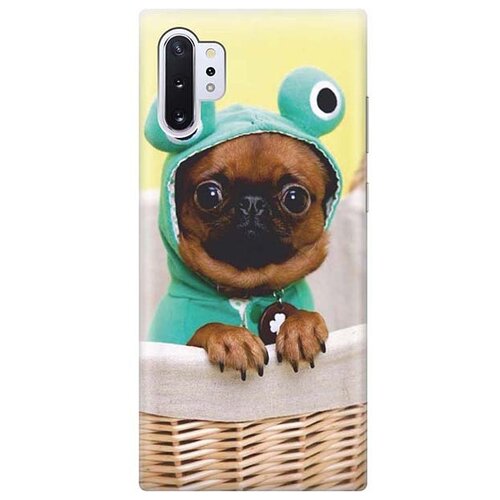 фото Чехол - накладка artcolor для samsung galaxy note 10+ с принтом "собака в смешной шапке" re:pa