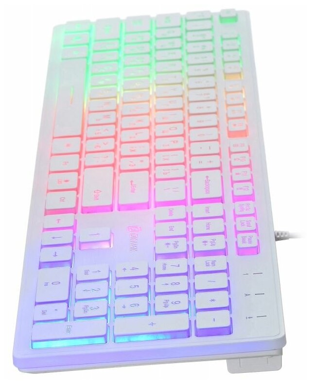 Oklick 550ML белый USB slim Multimedia LED