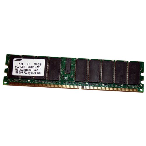 Оперативная память Samsung 1 ГБ DDR 266 МГц DIMM CL2 M312L2828ET0-CA2 оперативная память samsung оперативная память samsung m312l6420ets ca2 ddr 512mb