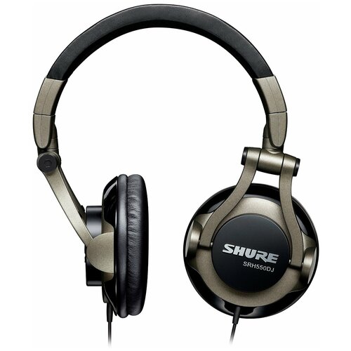 Проводные наушники Shure SRH550DJ, graphite охватывающие наушники shure srh550dj black silver