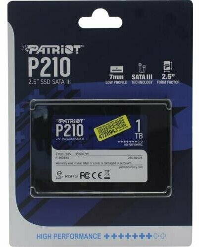 SSD Patriot P210 P210S1TB25