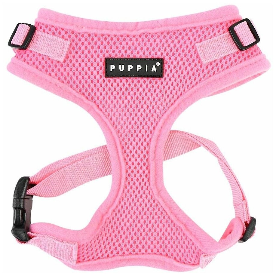 Шлейка для собак Puppia "RITEFIT HARNESS", розовая, M (Южная Корея)