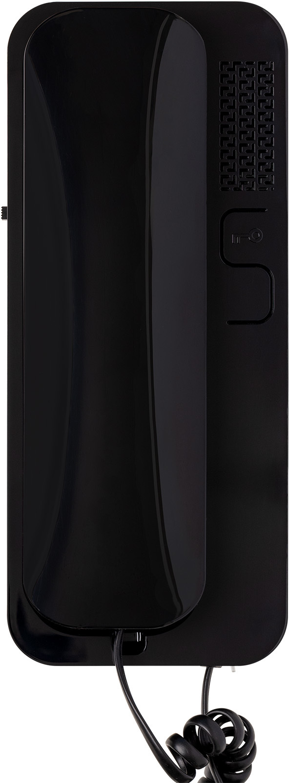Цифровая трубка домофона CYFRAL Unifon SMART D (черный глянец). Для подъездных домофонов: LASKOMEX KEYMAN PROEL.