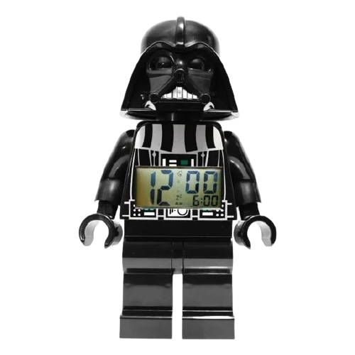 фото Часы настольные lego star wars darth vader черный