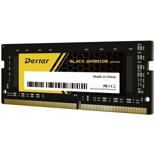 Память DDR4 SODIMM 8Gb, 2666MHz Derlar (8GB-2666-NBW)