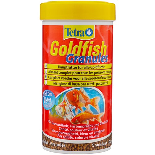 Сухой корм для рыб Tetra Goldfish Granules, 250 мл, 80 г сухой корм tetra goldfish granules 100 мл 49 г