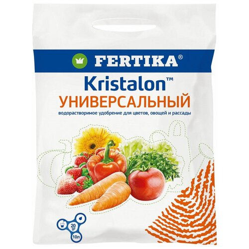 Удобрение FERTIKA Kristalon Универсальный, 37.5 л, 0.02 кг, 1 уп.