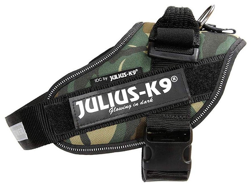 JULIUS-K9 шлейка для собак IDC-Powerharness 0 (14-25 кг) (58-76 см., Камуфляж) - фото №1