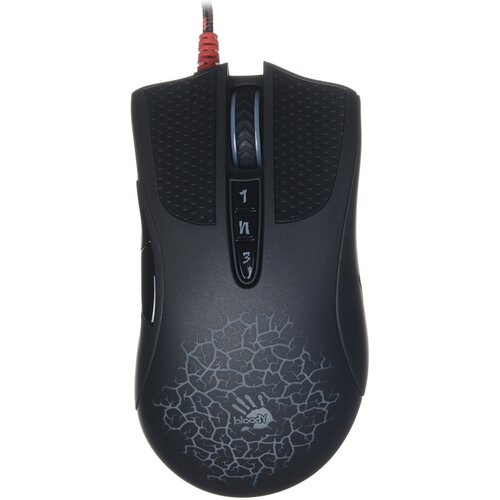 Мышь A4 Bloody AL90 Blazing черный лазерная 8200dpi USB20 игровая 8but 426300₽