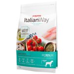 Сухой корм для собак Italian Way гипоаллергенный, с функцией поддержки веса, с форелью и черникой (для крупных пород) - изображение