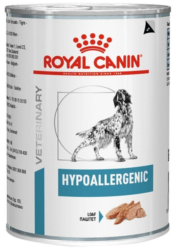 Влажный корм для собак Royal Canin Hypoallergenic при аллергии