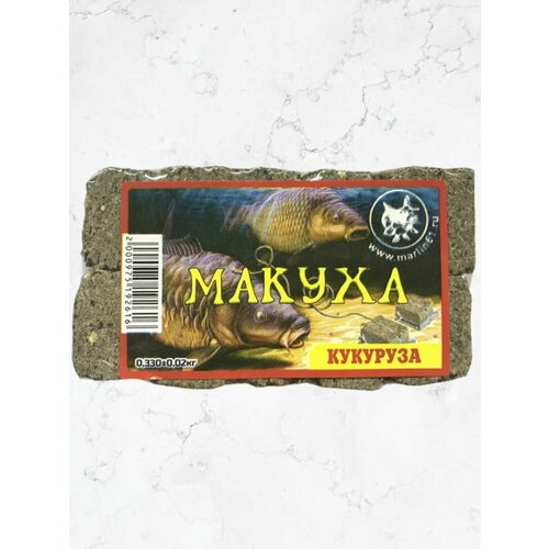 Макуха с кукурузой, 10 кубиков / Жмых подсолнечника