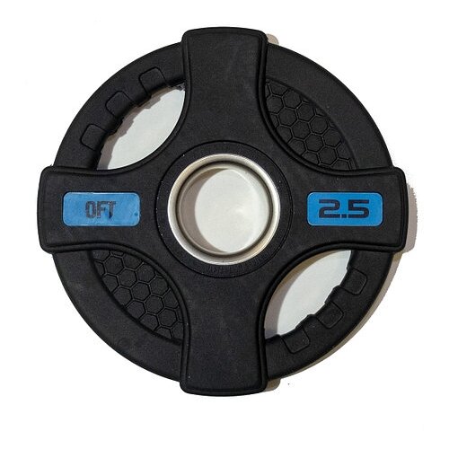 Диск Original FitTools FT-2HGP 2.5 кг 2.5 кг 1 шт. черный